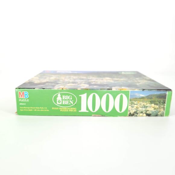 MB Milton Bradley 1000 Piece Anza-Borrego Desert State Park, CA Jigsaw Puzzle GC - Picture 4 of 12